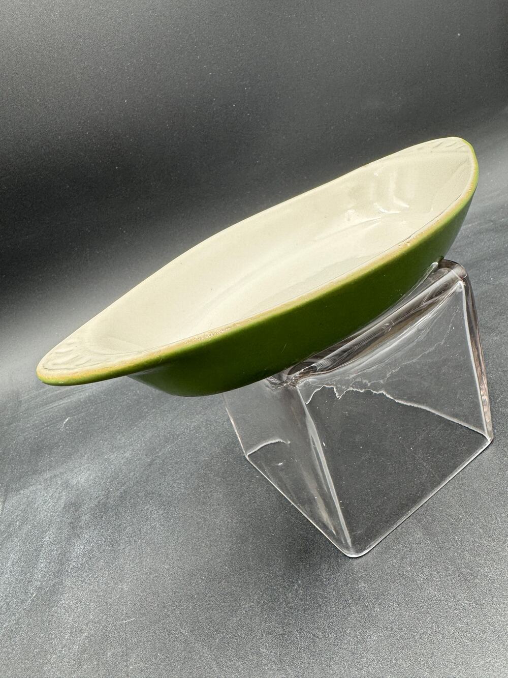 Vintage A.F. Coors Au Gratin Dish 9" Green 75H